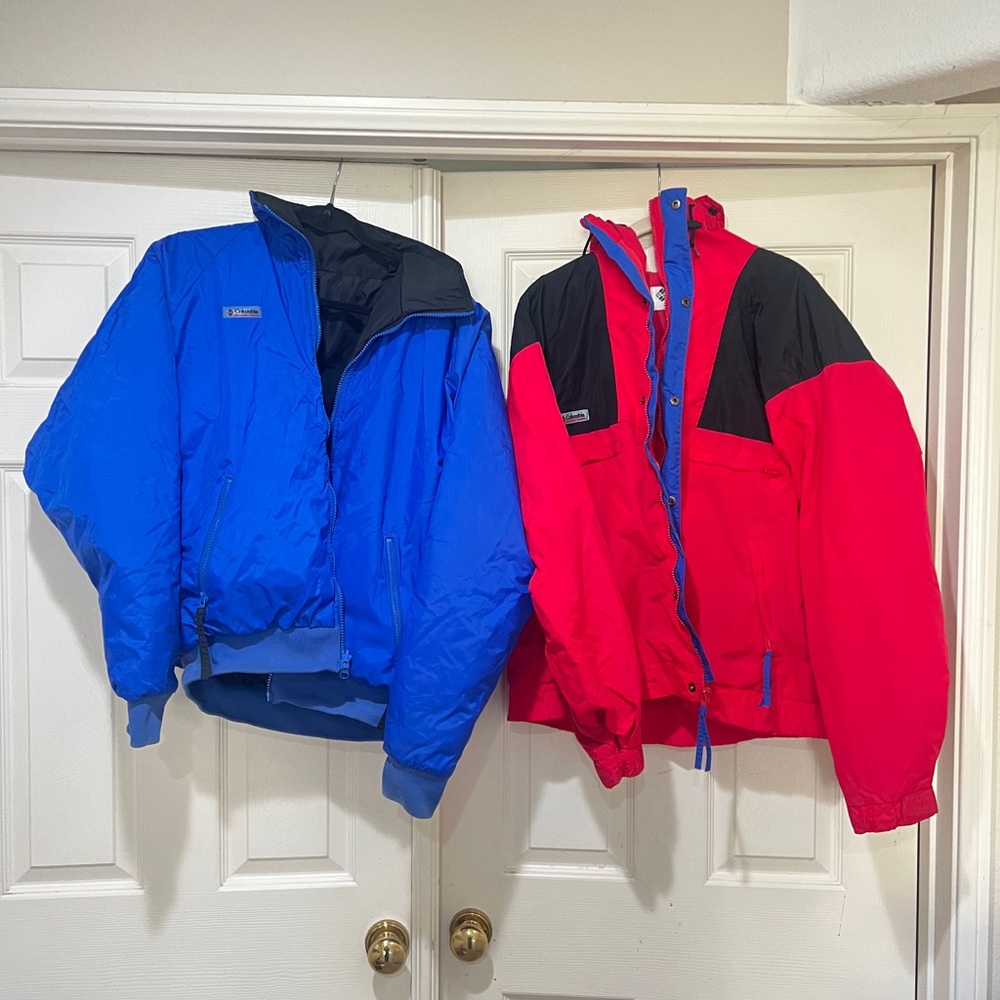 Vtg 2 In 1 Columbia Radial Sleeve Vamoose Jacket‎ Mens XL Retro  Ski 80s Apres